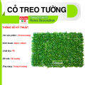 Cỏ nhân tạo treo tường, tấm cỏ nhựa cải xoang trang trí không gian nhà cửa kích thước 40cm x 60cm. 