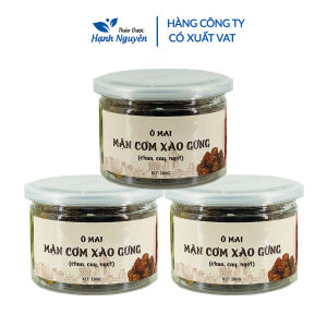 Ô mai mận cơm dẻo xào gừng (Đồ ăn vặt đặc sản Hà Nội xí muội) - Thảo Dược Hạnh Nguyên
