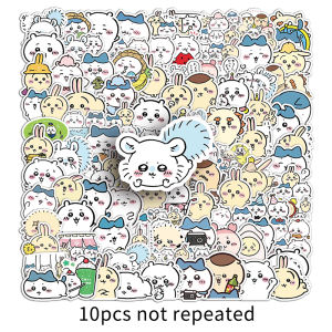 101PCS Chiiikawa Stickers Cute Cartoon Creative Waterproof Decoration Refrigerator Skateboard Storage Box Stickers