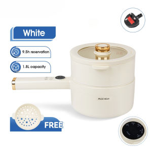 Multifunction Electric Smart Cooking Pot 2L With Steamer Rice Cooker Non Stick Pan For Hot Pot Students 電煮鍋 火锅