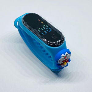GTB Jam Tangan Anak Digital Anti Air Motif Kartun LED Anak Laki-laki Perempuan Gelang JT057