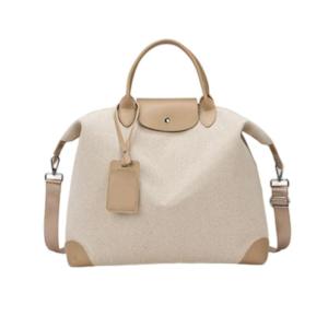 กระเป๋าเดินทางผ้าใบน้ำหนักเบาสำหรับการเดินทางระยะสั้นยิมสะพายไหล่ความจุขนาดใหญ่กระเป๋าถือแนวกีฬากระเป๋าสะพายข้าง