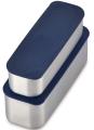 Thermos fresh lunch box 0.6L navy check DSA-604W NC. 