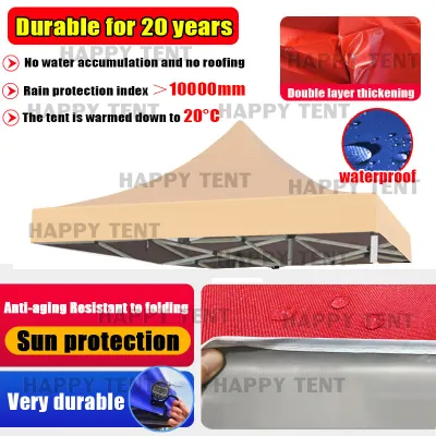 【Extra thick】6x6 8x8 10x10 10x15 10x20 Canvas only market canopy / kanvas kanopi / kain kanopi khemah pasar