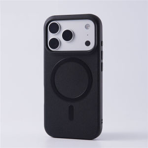 Luxury Matte Grit Surface Shockproof c Case For iPhone 17Pro 16Pro 17 Pro Max For Magsafe Wireless Charge Back Cover
