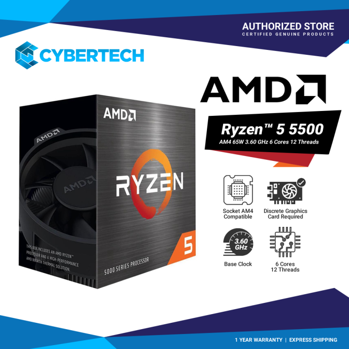 AMD RYZEN 5 5500 | Lazada PH