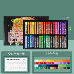 Paul Rubens HITU 24/36/48 colors super Soft heavy color Oil Painting Pastel set oil painting stick Beginner Art Supplies