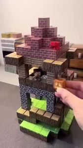 200PCS Minecraft Magnetic Building Blocks DIY Variety Cube Building Block Toys