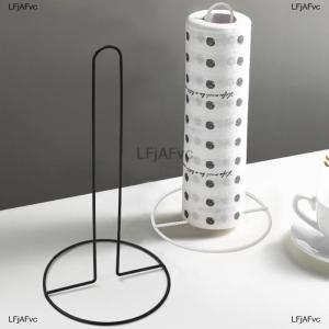 [COD] LFjAFvc Iron Kitchen Roll Paper Towel Holder Bathroom Paper Towel Holder Dining Table Vertical Napkin Holder Kitchen Storage Rack