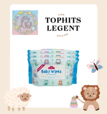 Baby Wipes TopValu Scented / Unscented Wet tissue Tisu basah 30s/80s