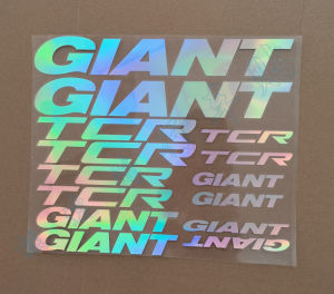 Reflective Giant TCR Frame Stickers for Road Bike Mountain Cycling Sticker MTB Fixed Gear Bicycle Wheel Decal