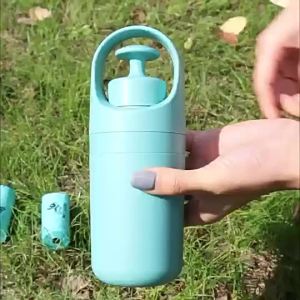 Portablewaste picker with six claws for outdoor dog walking small waste bags dog waste catcher anti-dirt poop-picking tool