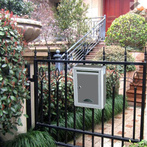 Letter Mailbox Post Box Waterproof Outdoor Security Locking Aluminium Alloy Suggestion Box