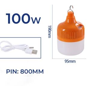 Bóng Đèn Tích Điện 100W 200W Siêu Sáng
