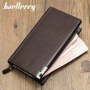 AEbaellerry Mens long multifunctional zipper clutch bag European and American mens handbag in stock from manufacturer