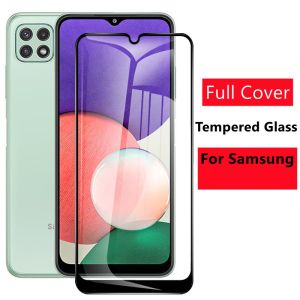 Screen Protector Full Tempered Glass Samsung Galaxy A22 A32 A52 A72 A42 4G 5G A12 A11 A21S A71 A51 A20S A70 A70S A60 A80 A91 A01 A02S A90 A20 A50 Star