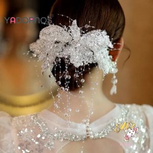 YADORNOS Hiasan Rambut Elegan Kristal Hologram untuk Pesta - Paket Tunggal