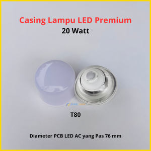 Casing Lampu LED Premium  20 25 30 40 50 Watt Kesing Cover Kop Lampu LED 20W 25W 30W 40W 50W