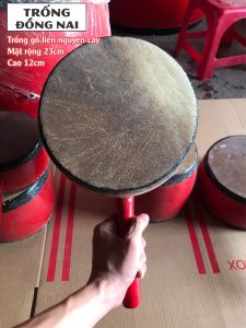Trống gỗ da trâu Trống khẩu hát chèo hàng đặt nhiều loại kích cỡ
