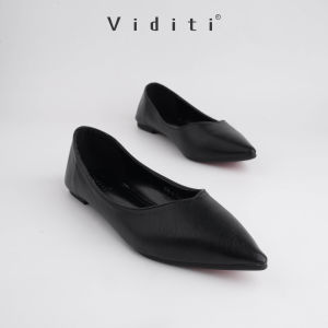 Viditi Myra Leather Flat Shoes // Sepatu Import Wanita // Lepes // Teplek // Kerja // Kuliah // Kantor