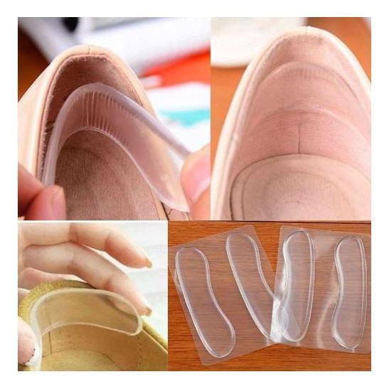 Amazon.com: Gel Shoes Heel Insoles - Sticky Snugs Anti Slip Shoe Inserts  Pads, Heel Pain Relief Back Liners, High Heel Dance Shoes Grip Cushions,  Blister Resistant Protector, for Feet Care Fit Comfort (