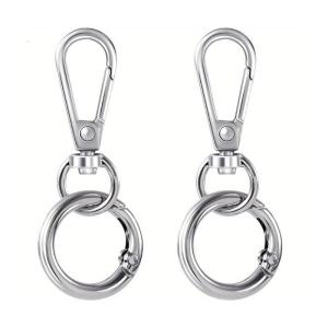 Swivel Clasps Set Lanyard Snap Hook with Key Chain RingsLobster Keychain Clip Hook Lobster Claw for Keychain