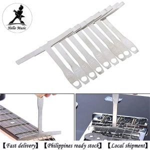 9Pcs/set Guitar Under string radius gauge Stainless Steel Guitar luthier tools bass strings Repair