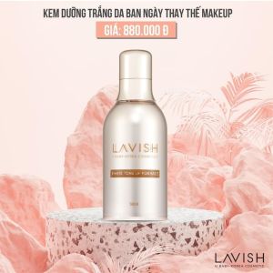 Kem Dưỡng Sáng Da Ban Ngày Thay Thế Makeup Lavish White Tone Up For Face