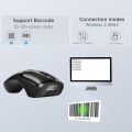 New Wireless Mouse Barcode Scanner, 2-in-1 Design 2D Handheld Barcode Scanner with Wireless Mouse Functions for POS System,Store,Supermarket, Warehouse. (Black). 