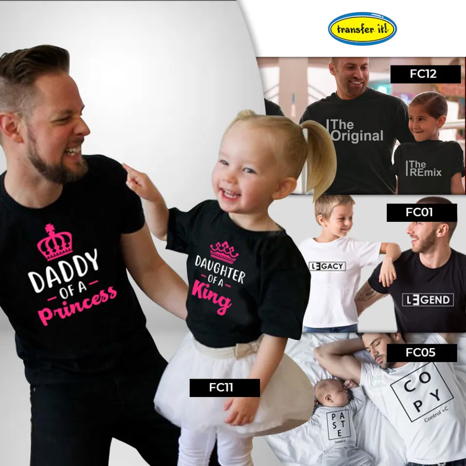 daddy and baby daughter t shirts