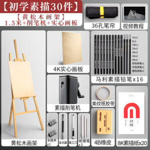Sketch Drawing Board Easel Art Special Painting Professional Beginner Drawing Bag Portable Stand Sketch Pencil Set