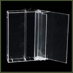 GNStore[COD] เทปคาสเซ็ท1ชิ้นกล่องใสบันทึกเสียงแม่เหล็กกล่องเปล่ากันฝุ่น