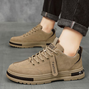 รองเท้าผู้ชาย รองเท้าเดินป่าลำลอง สไตล์เกาหลี กันลื่นและทนต่อการสึกหรอ รองเท้ากีฬาระบายอากาศฤดูร้อนใหม่ พร้อมส่ง