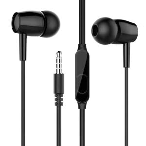 Nonslip In Ear Headsets Improved Bass Effect 3.5mm Port For Mobile Devices Computer Laptop Compatibility