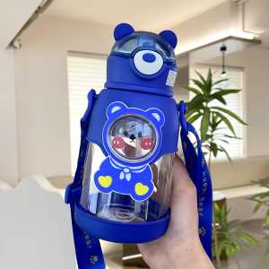 Botol Minum Anak Kartun 750ML Sedotan dan Tali Gratis Stiker 2D 280 BPA FREE