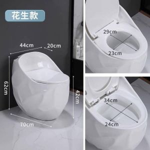 New Toilet Creative Toilet Spherical Siphon Household Ordinary Toilet Small House Toilet Toilet