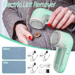 USB Rechargeable Fabric Shaver Electric Defuzzer Lint Bobble Remover For Clothes