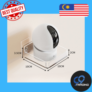 [Ready Stock !!!] Acrylic No-Drill Security Camera Wall Mount Shelf – Universal Holder