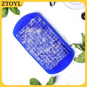 ZTOYL Silicone mini ICE CUBE khay nhỏ Ice Cube Khuôn Silicone Ice Cube Maker có thể gập lại Ice Cube khay bếp Popsicle khuôn