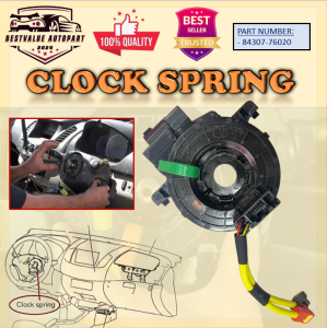 💫MALAYSIA READY STOCK💫SUBARU XV LEXUS CT200H CLOCK SPRING SPIRAL STEERING CABLE SWITCH AIR BAG HORN 84307-76020