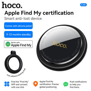 2025 mới Hoco E100 ban đầu 100% máy theo dõi thông minh cho Apple mini chống mất thiết bị làm việc với iOS tìm thấy mạng của tôi ứng dụng cho iPad PRO iPhone 16pro Max Ví