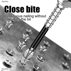 [COD] Abulaia K5สว่านไฟฟ้าแบบหัวไขว้กันลื่น ดอกสว่านไฟฟ้าหัว5A แม่เหล็กแข็งแรงทนทาน S2สีดำไม่ลื่น