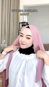 PASHMINA INSTAN MALAYSIA | PASHMINA CERUTY INSTAN | PASMINA TALI IKAT pasmina instan melayu//pasmina terbaru 3 in 1.uk 175 cm X 55 cm