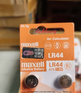 Pin LR44/AG13/A76 Maxell Alkaline 1.5V vỉ 10 viên - Chính hãng
