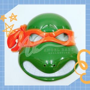 Angel Baby Kids Ninja Turtle Character Face Mask Mask Cape Cosplay Costume