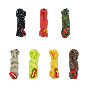 Reflective Paracord Rope Highly Strength Tent Lanyard Strap Outdoor Camping Canopy Rope Guyline Hiking