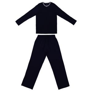 (1 Set) Forest Ladies Nylon Spandex Long Sleeve Long Bottom Pyjamas - FPL0002LL
