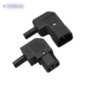 YINGRAN3 Ac Ổ cắm điện 90 độ bên khuỷu tay 10A pin loại cắm ổ cắm nam nữ mông Doanh mà không cần hàn ba lỗ mông doanh