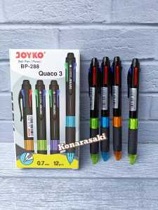 12 PCS PULPEN JOYKO BALL PEN ( PENA ) BP-288 QUACO 3 ( ISI 6/12 PCS)