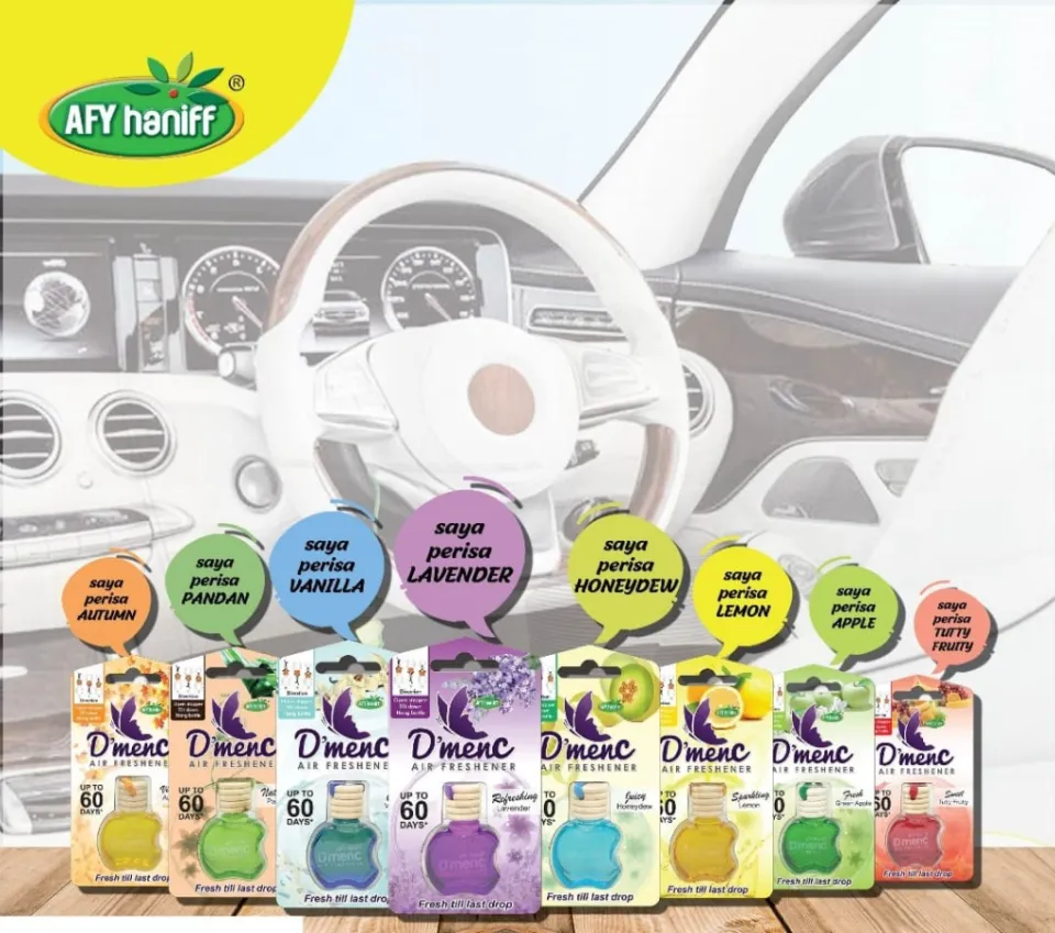 Vanilla Scent D'MENC® Air Freshener 10ml Pewangi Almari Pakaian